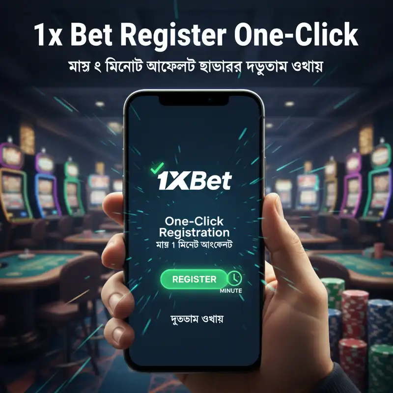 1x Bet Register One-Click - ১ মিনিটে অ্যাকাউন্ট খোলার উপায়